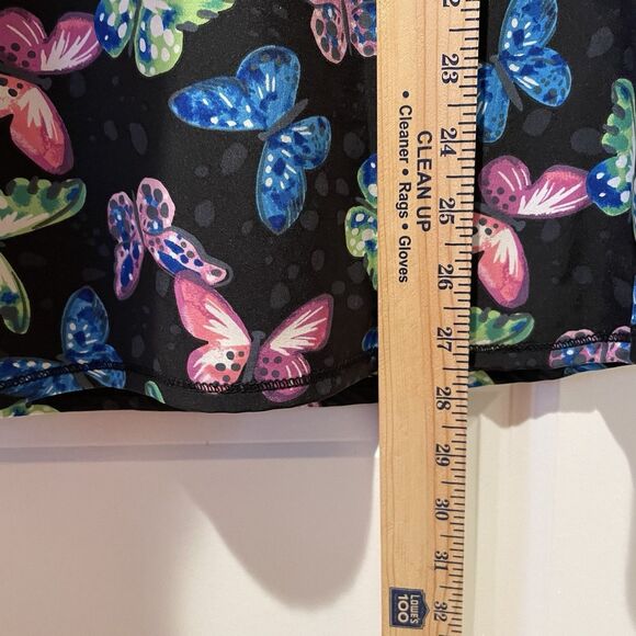 Scrubstar Scrubs Nurse Top Shirt Women’s Size Large Butterfly Print NEW with Tag - Picture 7 of 9